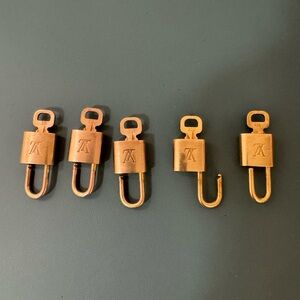 Louis Vuitton Gold Padlocks Set
